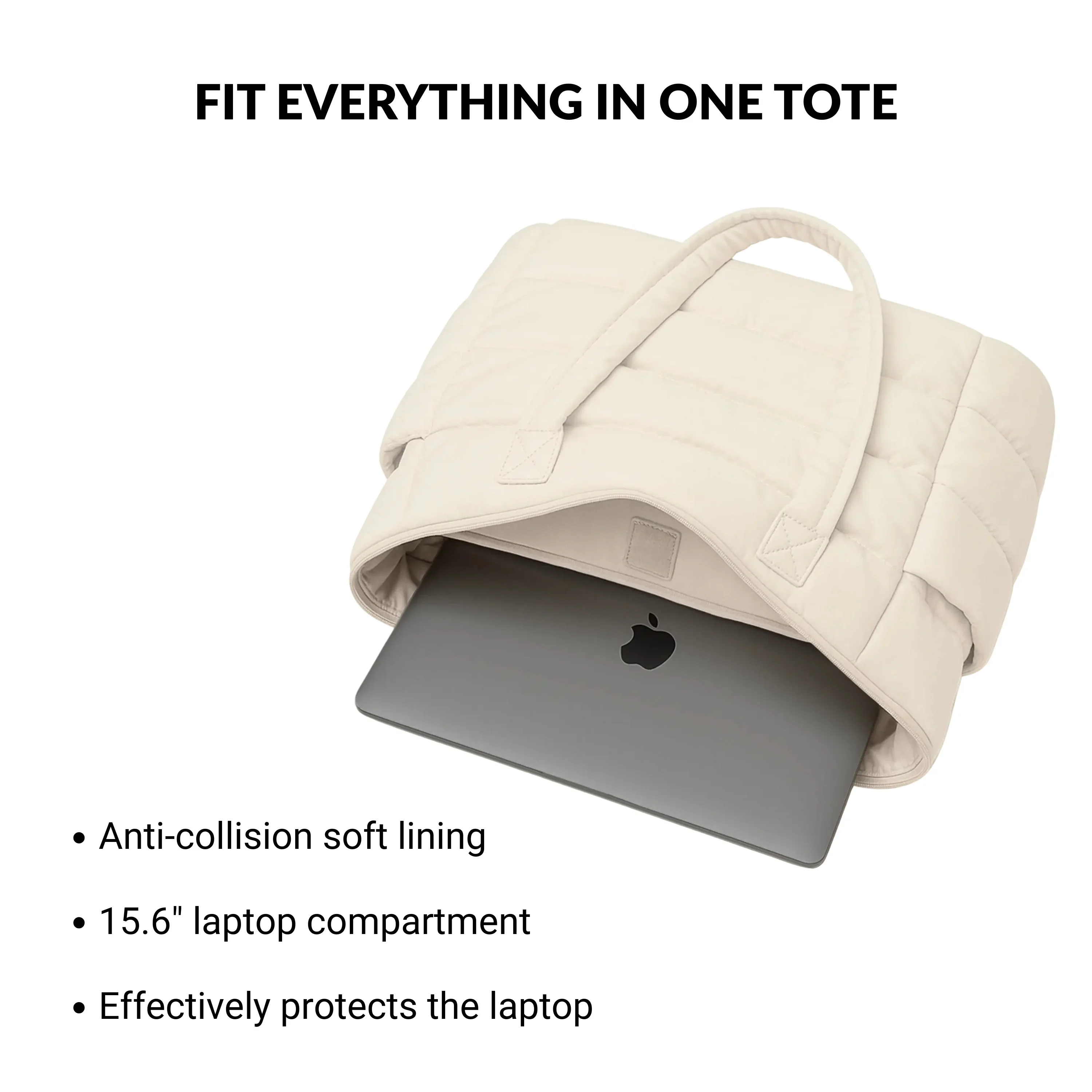 Cloudy - The Roomy Puffy Tote Bag - Image 3