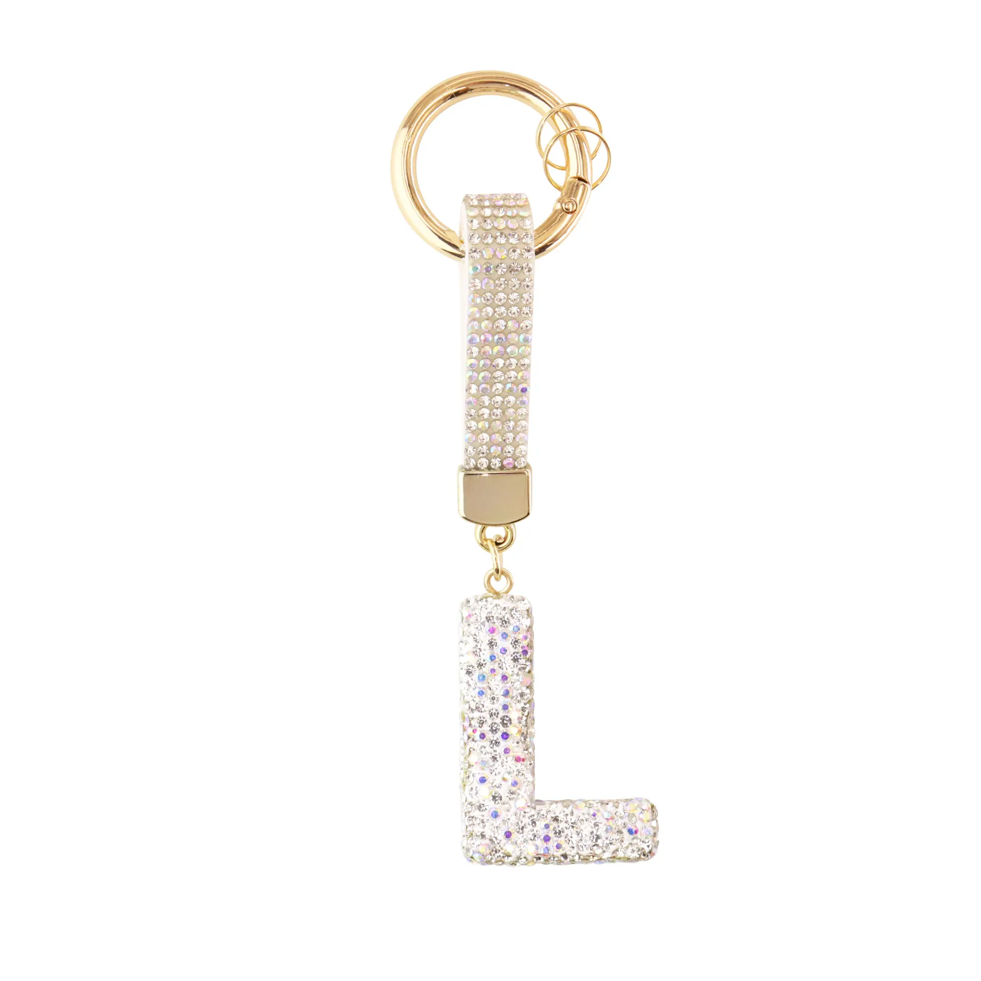 Sparkle Initial – Bag Charm (Silver) - Image 12