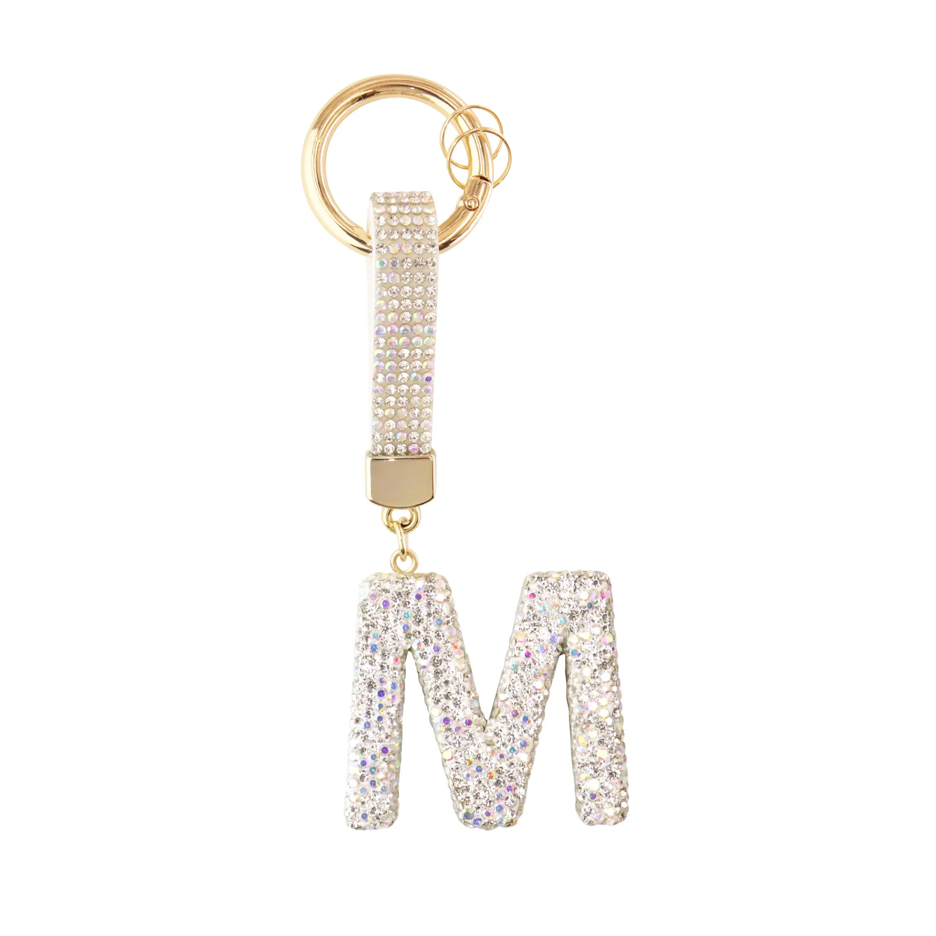 Sparkle Initial – Bag Charm (Silver) - Image 13