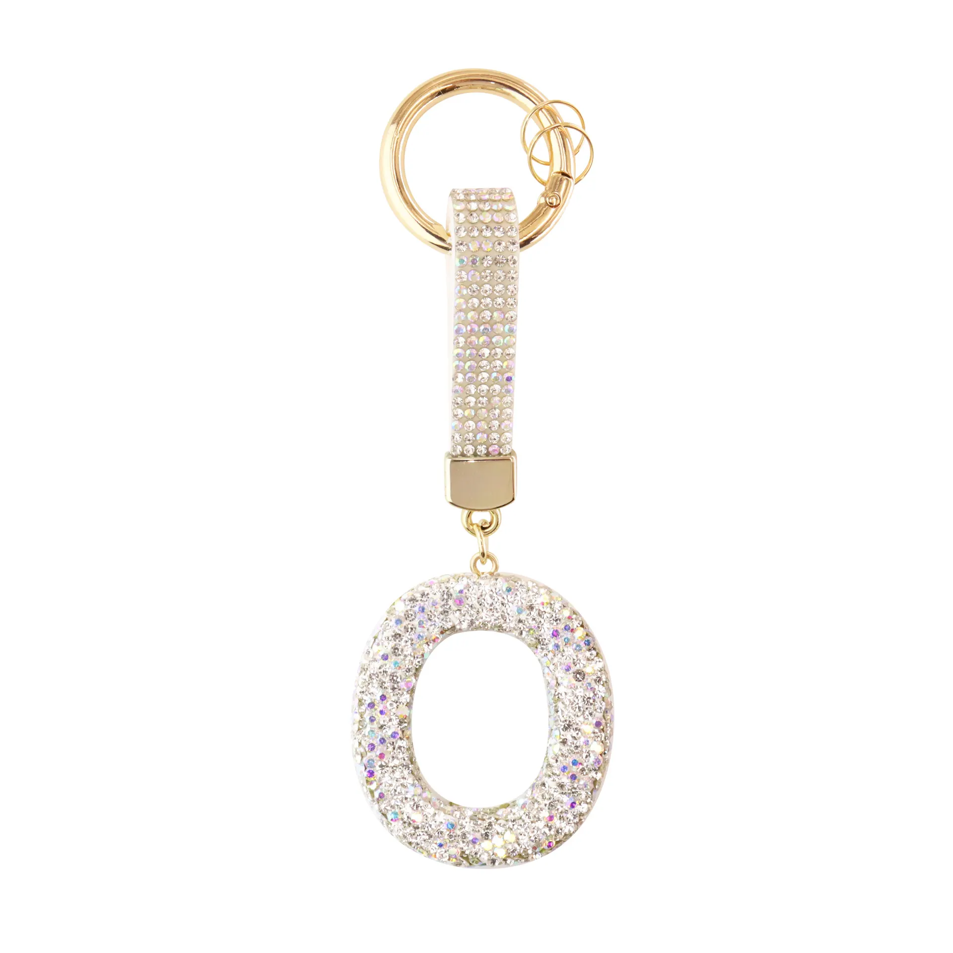 Sparkle Initial – Bag Charm (Silver) - Image 15