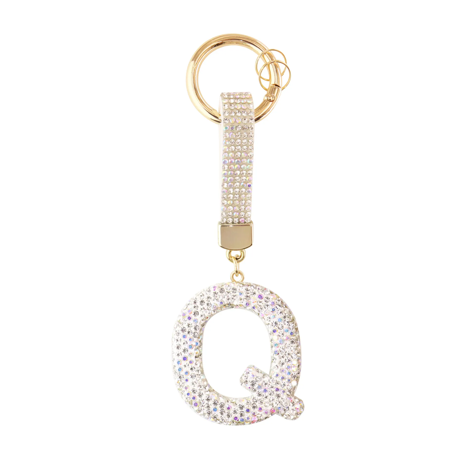 Sparkle Initial – Bag Charm (Silver) - Image 17