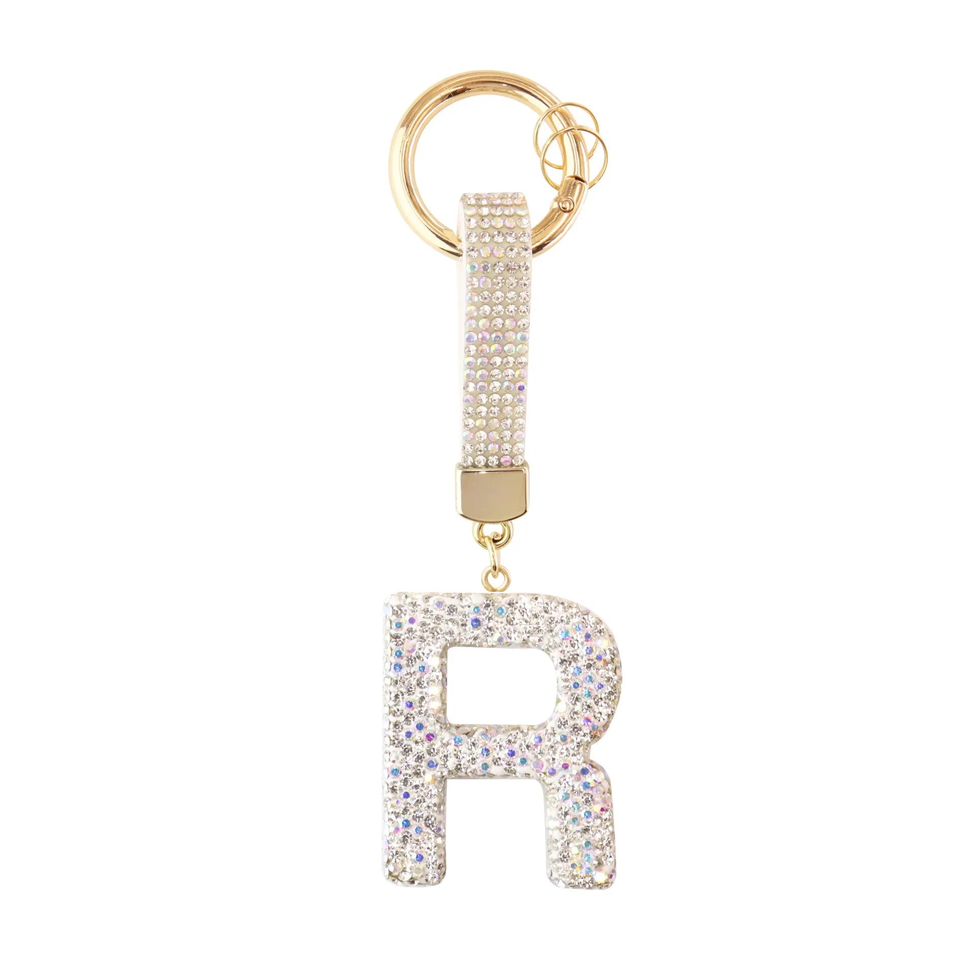 Sparkle Initial – Bag Charm (Silver) - Image 18