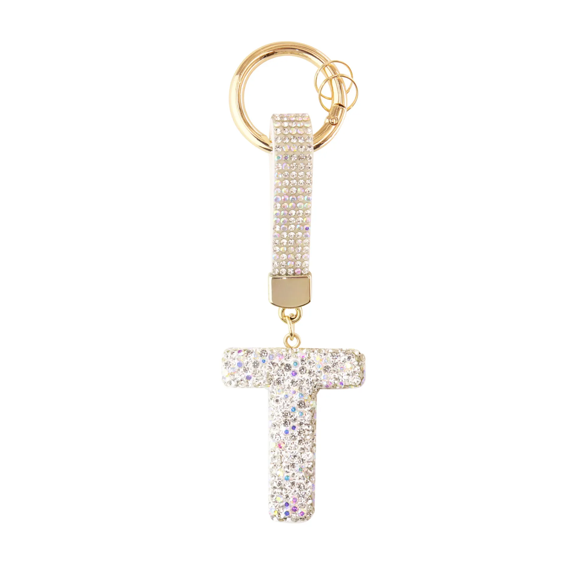 Sparkle Initial – Bag Charm (Silver) - Image 20