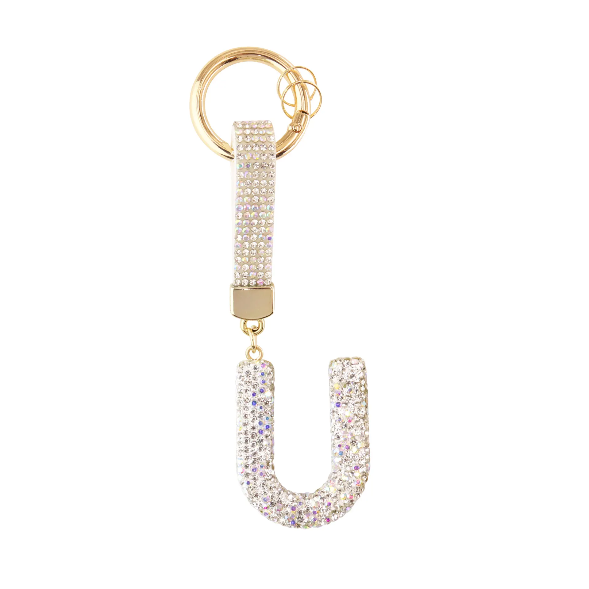 Sparkle Initial – Bag Charm (Silver) - Image 21