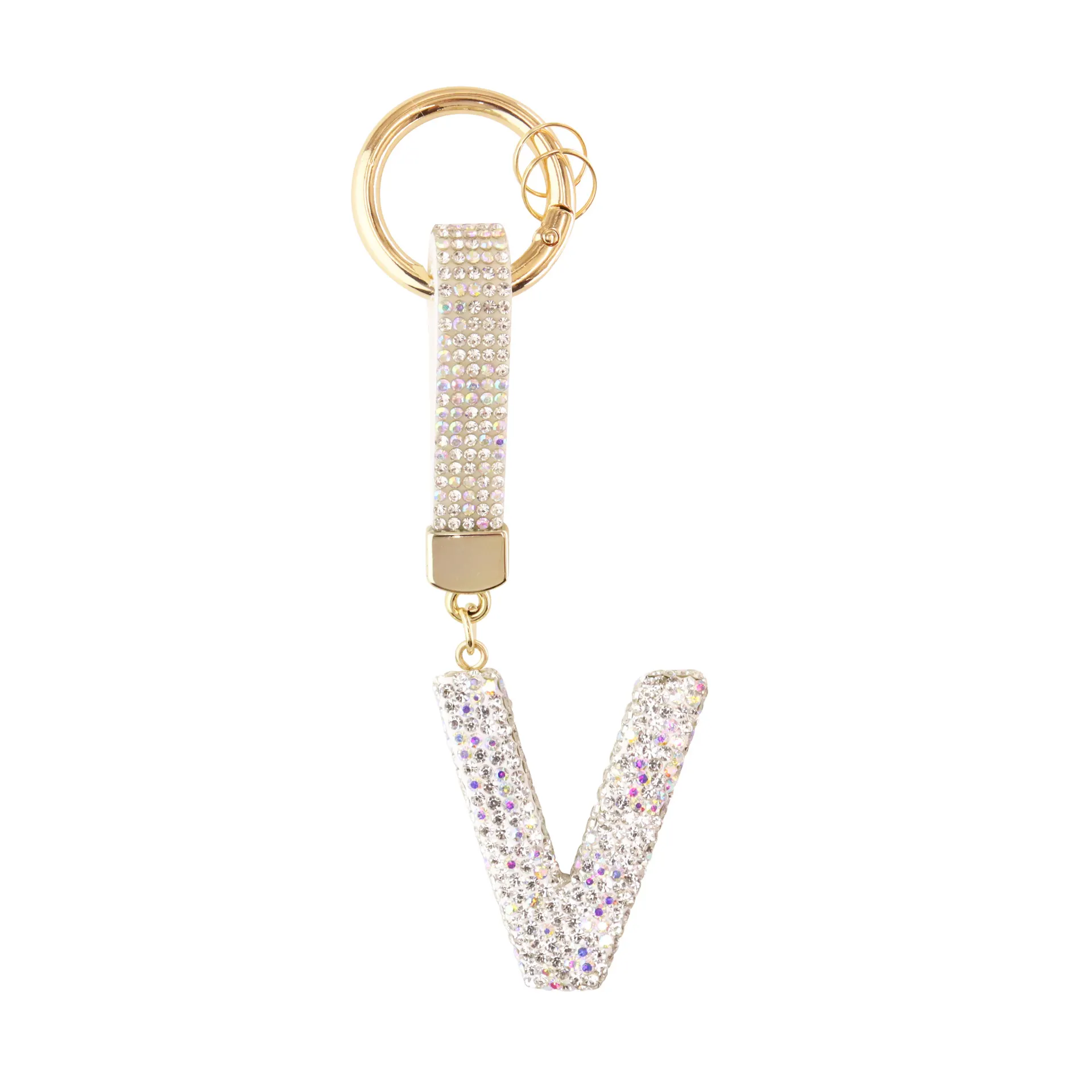Sparkle Initial – Bag Charm (Silver) - Image 22