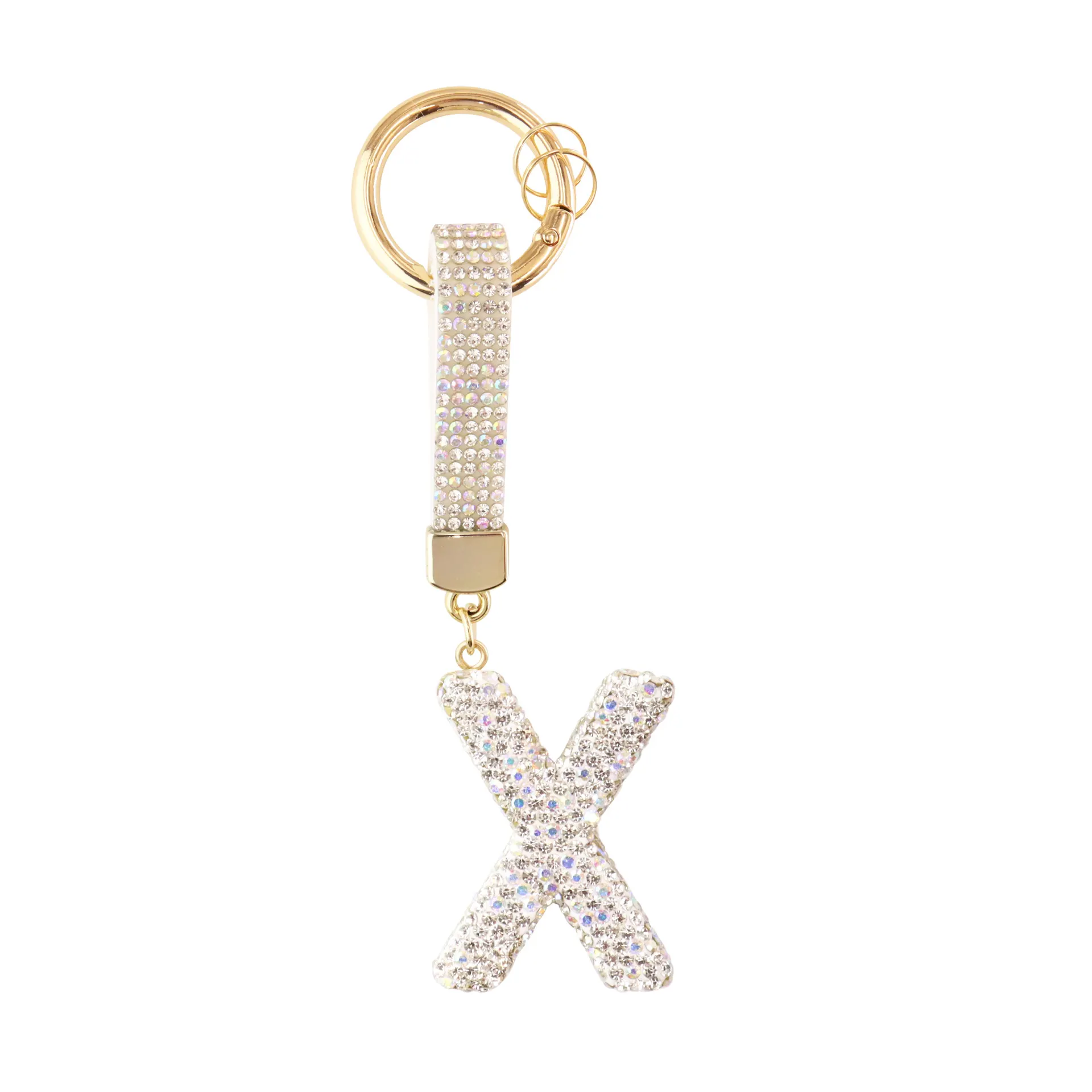 Sparkle Initial – Bag Charm (Silver) - Image 24