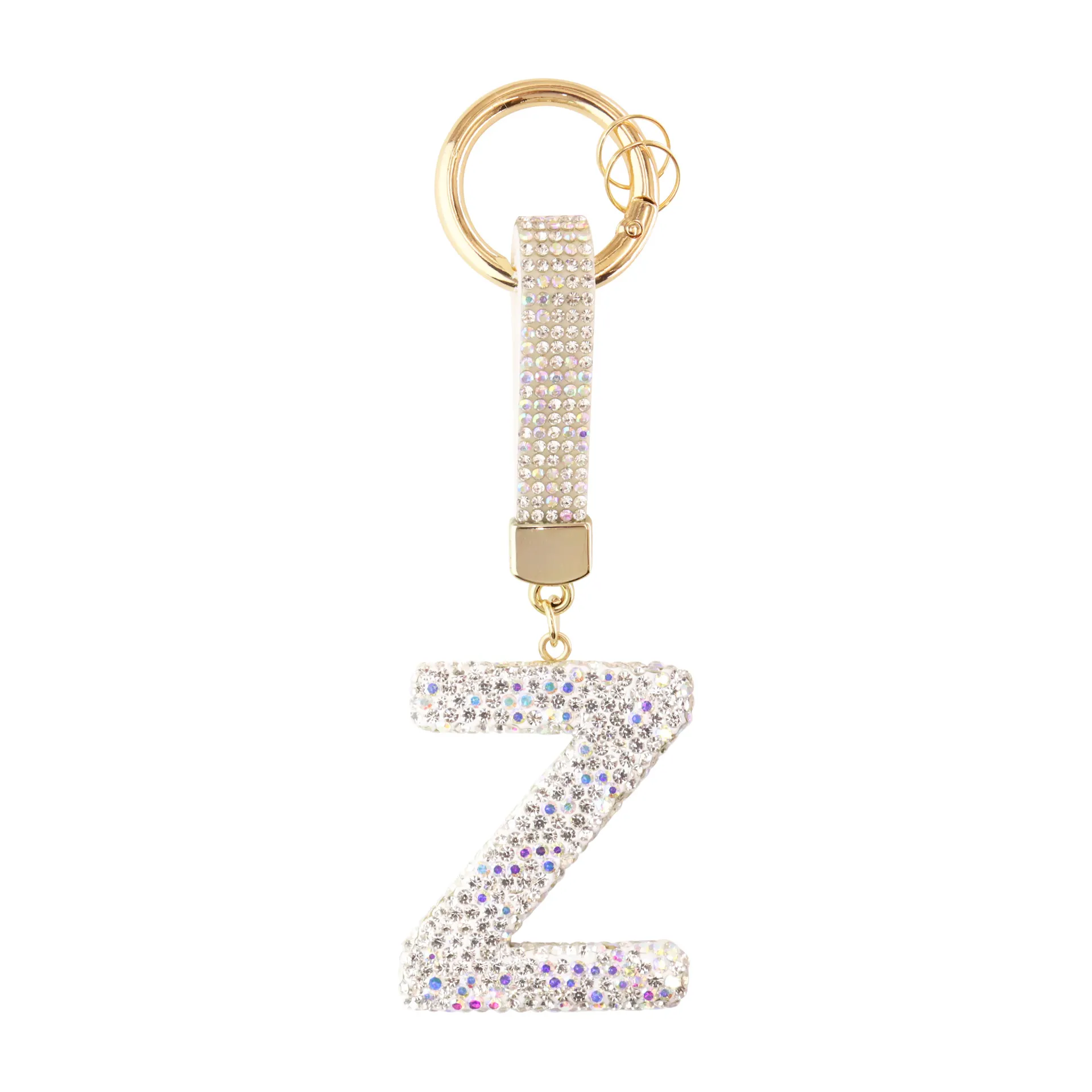 Sparkle Initial – Bag Charm (Silver) - Image 26