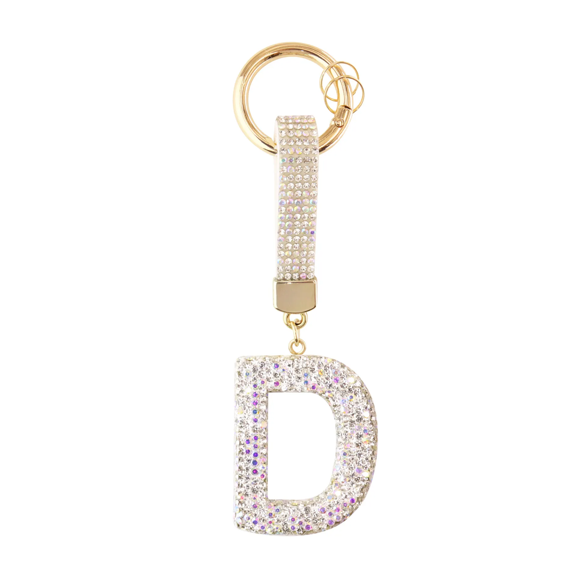 Sparkle Initial – Bag Charm (Silver) - Image 4