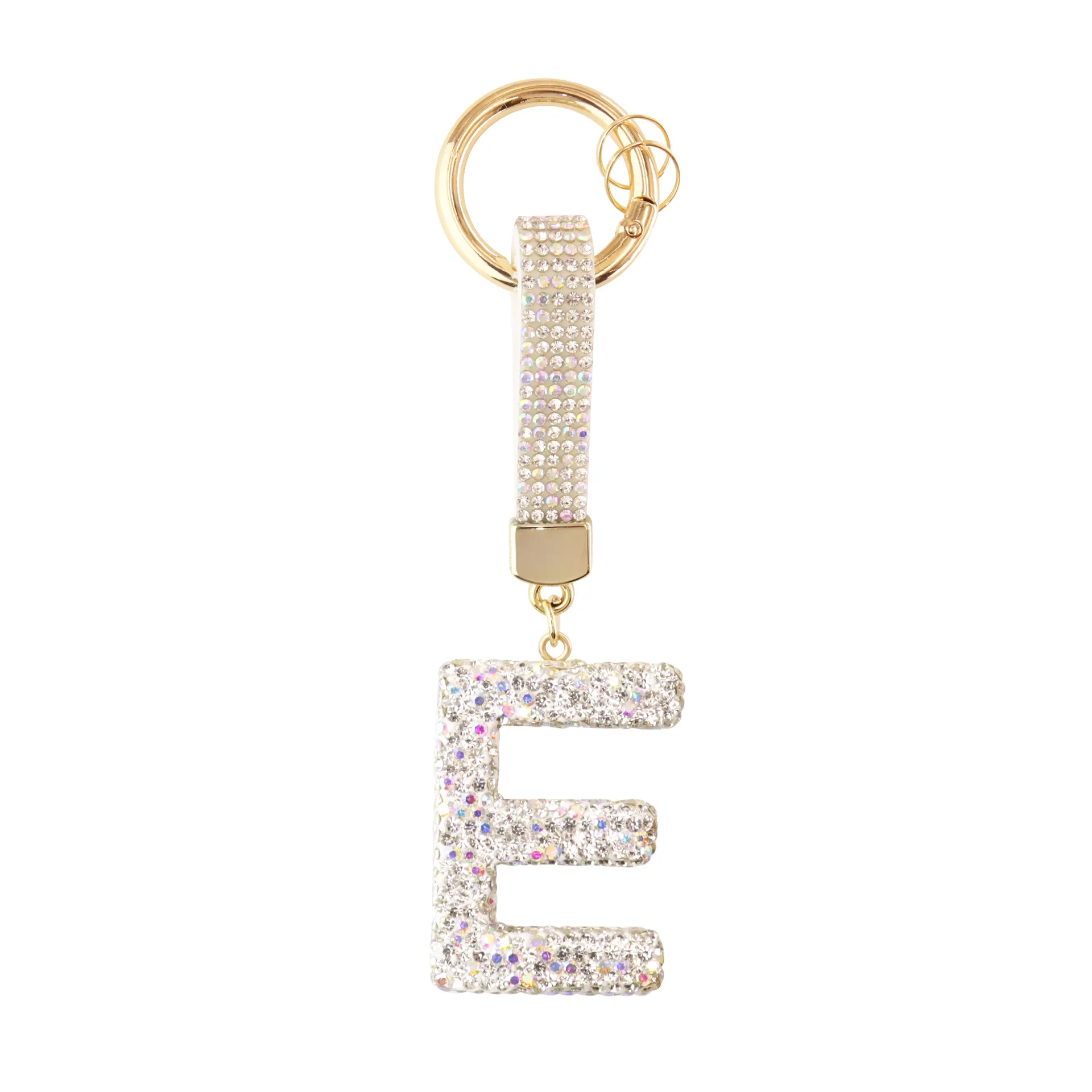 Sparkle Initial – Bag Charm (Silver) - Image 5