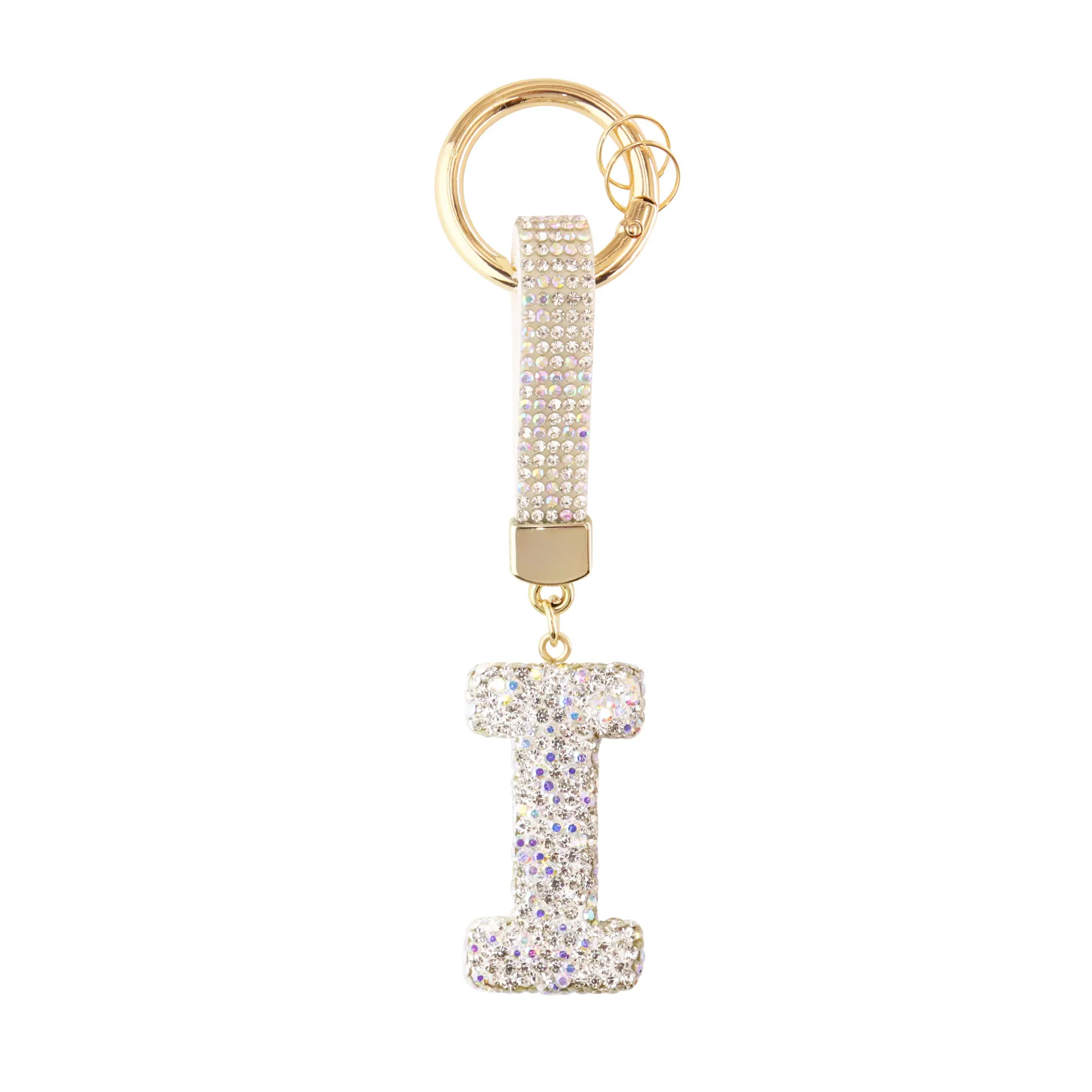 Sparkle Initial – Bag Charm (Silver) - Image 9